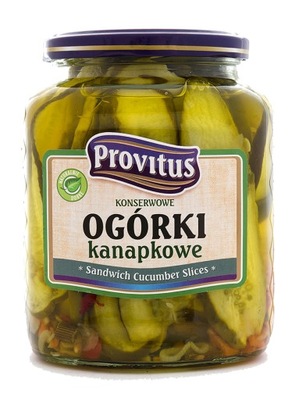 Provitus Ogórki Kanapkowe 680 g