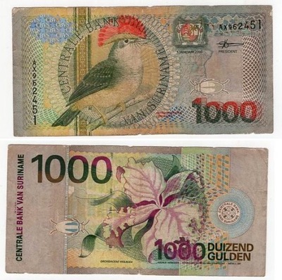 SURINAM 2000 1000 GULDEN