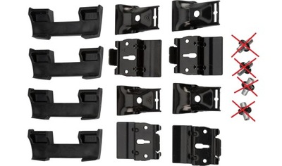 JUEGO DE MONTAJE PARA DE MALETERO DACHOWEGO THULE KIT 186018  