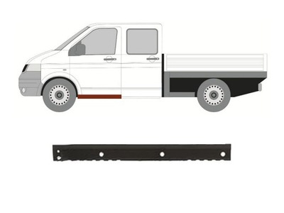 Поріг ремкомплект поріг ліва всередині pvw76028l фото №1