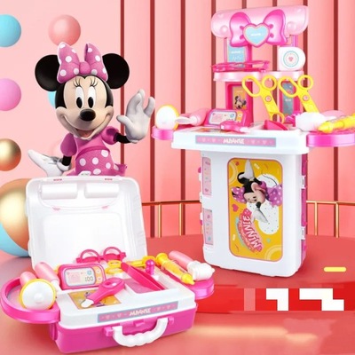 [Disney] Myszka Minnie 3 w 1 walizka zestaw do