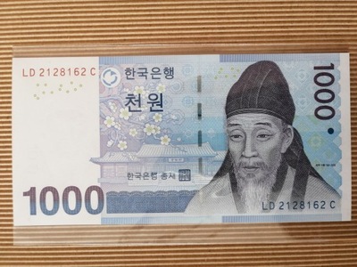 Korea Południowa - 1000 won - 2007 - UNC