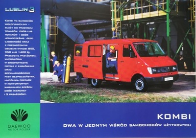 Daewoo Lublin 3 Kombi prospekt dwustronny