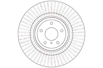 TRW ДИСКИ ТОРМОЗНЫЕ ТОРМОЗНЫЕ 2 ШТУКИ INFINITI ПЕРЕД FX 370Z 0