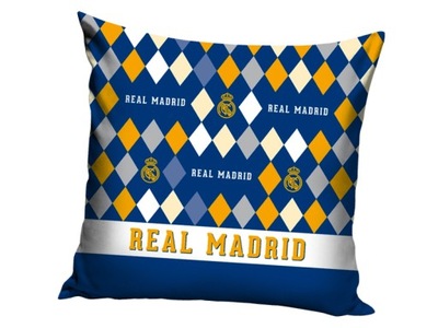 REAL MADRYT PODUSZKA JASIEK 40 x 40 CM ROMBY MIKROFIBRA