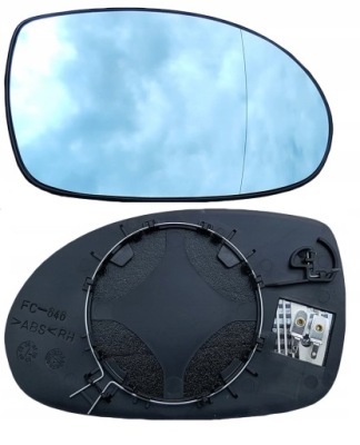 Вкладыш зеркало наружного mercedes clk c208 фото №1