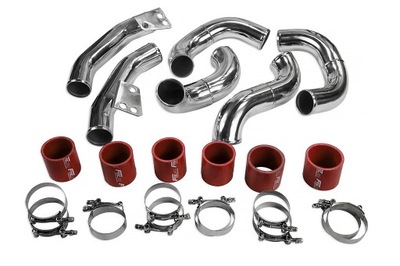 Набор трубчатая защита do интеркулер nissan r35 gt-r красный фото №1