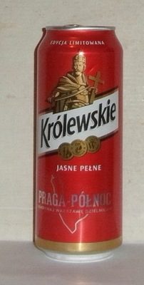 PUSTA PUSZKA BROWAR WARKA PIWO KRÓLEWSKIE PRAGA-PÓŁNOC 2021 ROK