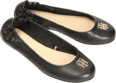 TOMMY HILFIGER PRZEPIĘKNE BALERINY R.37 THL798