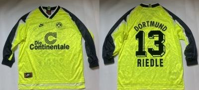 Karl-Heinz Riedle BORUSSIA DORTMUND BVB NIKE vintage retro sezon 1995-96 XL