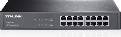 Switch TP-LINK TL-SG1016D 16 Portowy RACK Gigabit