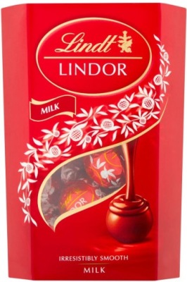LINDT LINDOR MLIEČNE PRALINKY 200 G