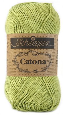 Włóczka Scheepjes Catona 512 / 50 g - limetka