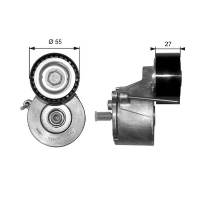 TENSOR CORREA WIELOKLINOWEGO CITROEN BERLINGO BERLINGO/MINIVAN C5 II C5/KO  