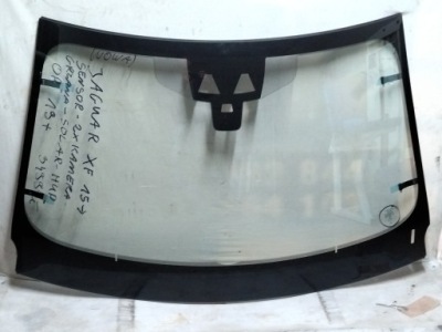 Скло передня jaguar xf -sen-2x kam-grz-sol-hud фото №1