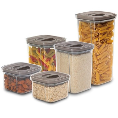 POJEMNIKI NA ŻYWNOŚĆ DO PRZECHOWYWANIA ŻYWNOŚCI POJEMNIK 5 SZT