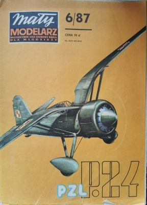 Mały Modelarz nr.6/87 Samolot myśliwski PZL P-24 G