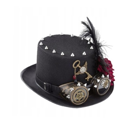 Unisex Steampunk Top Hat Gothic z Fedora