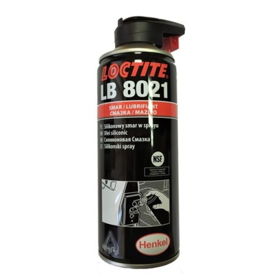 LOCTITE LB 8021 400ML uniwersalny olej silikonowy