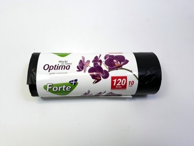 Worki na śmieci uniwersalne Forte+ Worki na śmieci Optima 120L 10 szt. LDPE 120l 10 szt.
