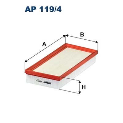 ФІЛЬТР ПОВІТРЯ ФІЛЬТРON AP 119/4