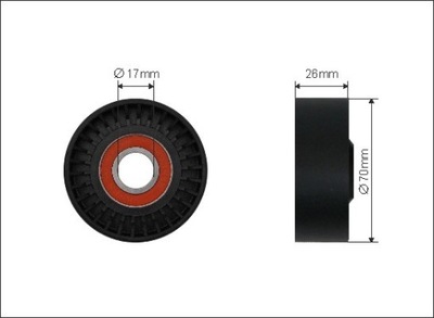 ROLL BRIDLE SAAB 9-5 3.0 TID 2001-2009  