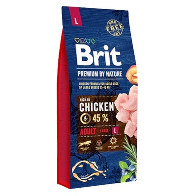 USZKODZONY Brit Premium by Nature Adult L 14,84kg