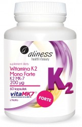 Witamina K2 Mk7 FORTE 200mcg 60 kaps