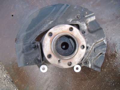 Bmw 7 iv e65 lift 3.0 05-08 поворотний кулак ступиця правий перед фото №1