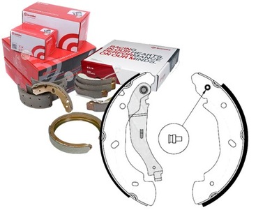 КОЛОДКИ ТОРМОЗНЫЕ BREMBO 1227045 4110585 1C152200A