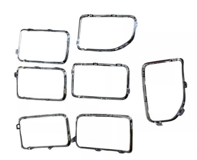 Jeep grand cherokee wl 2021 21- решётка радиатора решётка радиатора хром рамки решётка фото №1