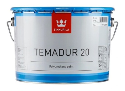 Farba TEMADUR 20 ocynk grafit półmat 2 w 1 10 L