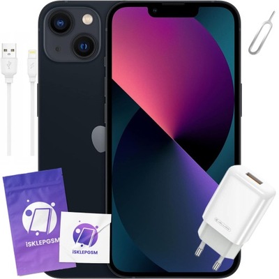 IPHONE 13 128GB SZYBKA ŁADOWARKA SIECIOWA GRATIS BATERIA 100%