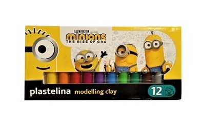 Plastelina St. Majewski 12 szt. Minionki