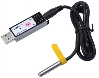 Termometr USB Czujnik temperatury Alarm PC excel 2
