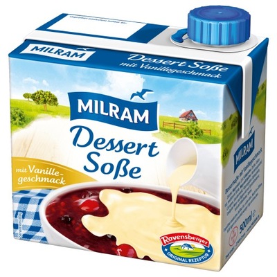 Milram Sos Deserowy Waniliowy 500 ml z Niemiec