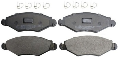 Гальмівні колодки гальмівні denckermann b110594 фото №1