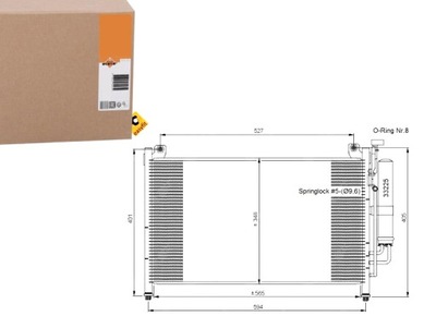 NRF 35870 SKRAPLACZ, AIR CONDITIONING - milautoparts-fr.ukrlive.com