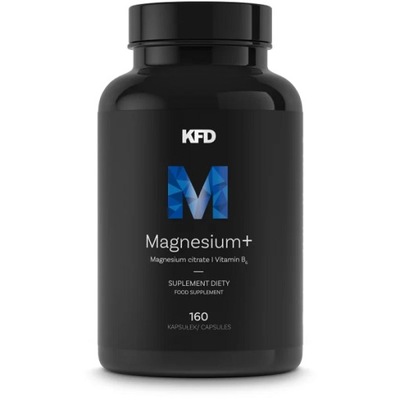 KFD MAGNESIUM+ 160 KAPSUŁEK MAGNEZ WITAMINA B6