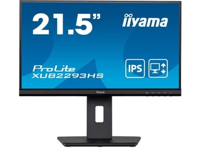 IIYAMA XUB2293HS-B5 IPS,HDMI,DP,HAS Monitor 22"