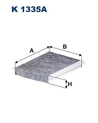 K1335A FILTER CABINS CARBON  