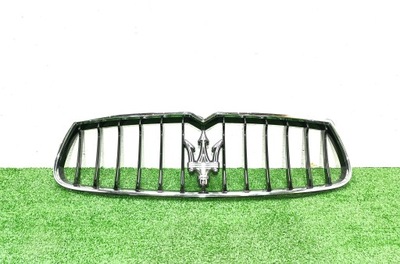 Maserati ghibli решітка радіатора решітка радіатора бампера перед хром значок om гарний! фото №1