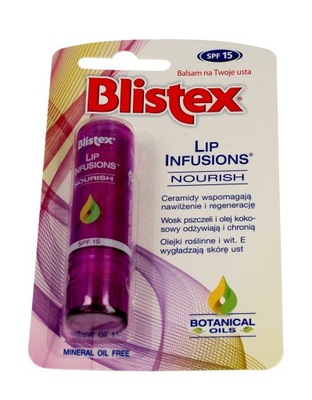 Blistex Lip Infusions Nourish SPF15 balsam d/ust