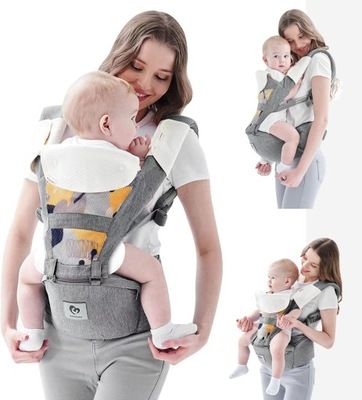 Nosidełko dla niemowląt 3 pozycje noszenia