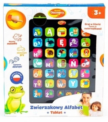 DUMEL EDUKACYJNY INTERAKTYWNY TABLET ZWIERZAKOWY ALFABET