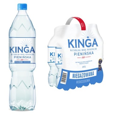 Kinga Pienińska Woda Mineralna Niegazowana 1,5l x6