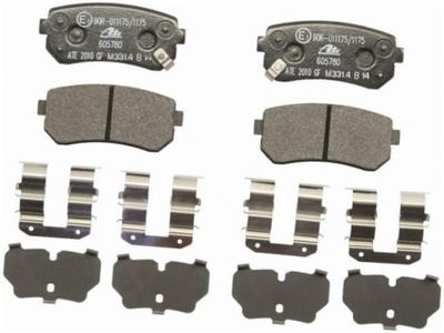 Тормозные колодки задняя kia ceed i 1.4-2.0 06-12 фото №1