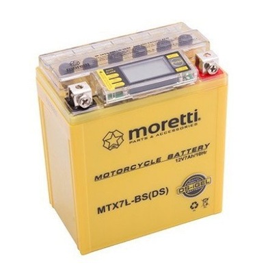 MORETTI MTX7L-BS GEL AGM 7AH АККУМУЛЯТОР Z