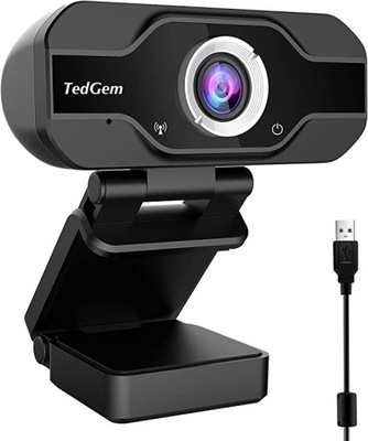 TedGem Kamera internetowa USB Full HD 1080P