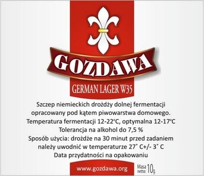 Gozdawa - German Lager W35 10g